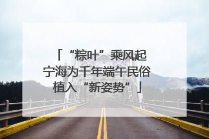“粽叶”乘风起 宁海为千年端午民俗植入“新姿势”