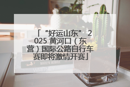 “好运山东” 2025 黄河口（东营）国际公路自行车赛即将激情开赛