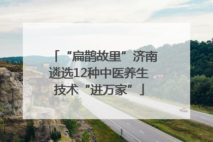 “扁鹊故里”济南遴选12种中医养生技术“进万家”