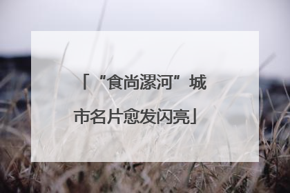 “食尚漯河”城市名片愈发闪亮