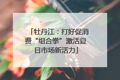 牡丹江：打好促消费“组合拳”激活夏日市场新活力