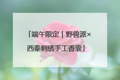 端午限定｜野兽派×西秦刺绣手工香囊