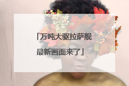 万吨大驱拉萨舰最新画面来了