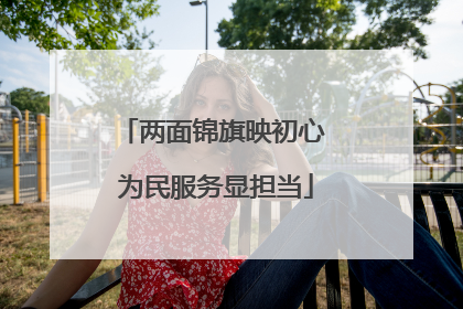 两面锦旗映初心 为民服务显担当