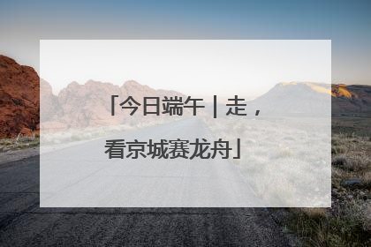 今日端午｜走，看京城赛龙舟