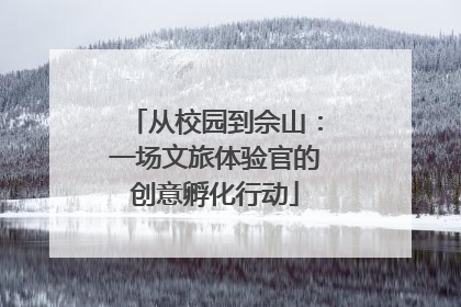 从校园到佘山：一场文旅体验官的创意孵化行动