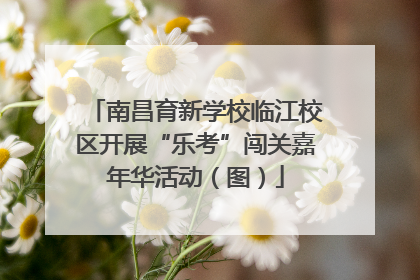 南昌育新学校临江校区开展“乐考”闯关嘉年华活动（图）