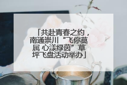 共赴青春之约，南通崇川“飞你莫属 心漾绿茵”草坪飞盘活动举办