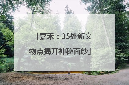 嘉禾：35处新文物点揭开神秘面纱