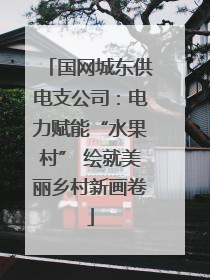国网城东供电支公司：电力赋能“水果村” 绘就美丽乡村新画卷