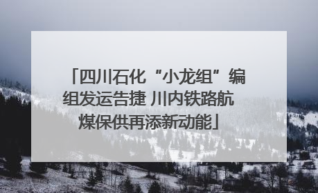 四川石化“小龙组”编组发运告捷 川内铁路航煤保供再添新动能