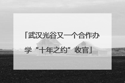 武汉光谷又一个合作办学“十年之约”收官
