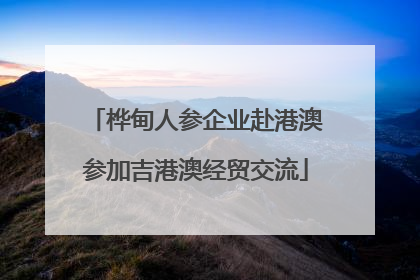 桦甸人参企业赴港澳参加吉港澳经贸交流
