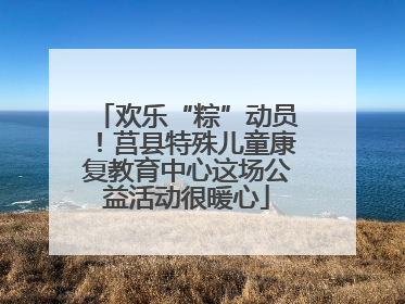 欢乐“粽”动员！莒县特殊儿童康复教育中心这场公益活动很暖心