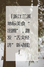 浙江兰溪地标美食“出圈”，激发“舌尖经济”新动能