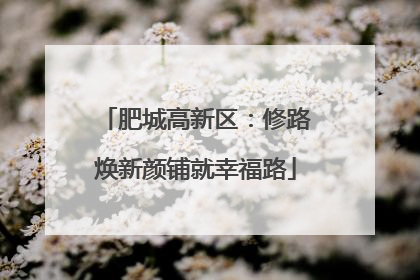 肥城高新区：修路焕新颜铺就幸福路