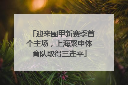 迎来围甲新赛季首个主场，上海聚申体育队取得三连平