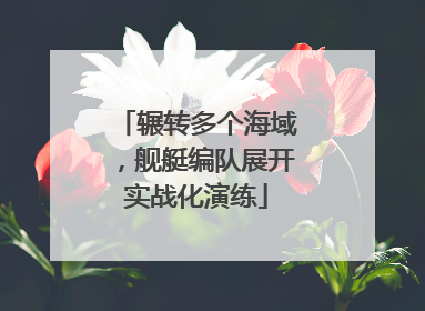 辗转多个海域，舰艇编队展开实战化演练