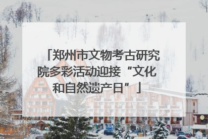 郑州市文物考古研究院多彩活动迎接“文化和自然遗产日”