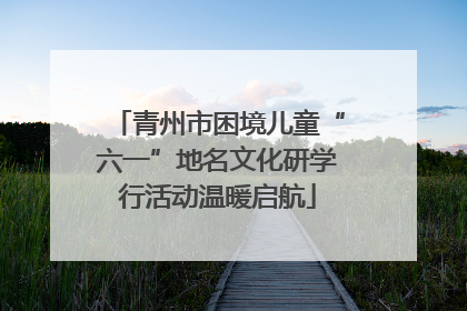 青州市困境儿童“六一”地名文化研学行活动温暖启航