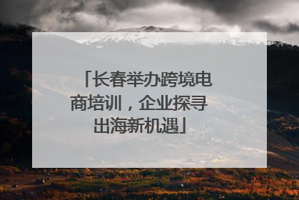 长春举办跨境电商培训，企业探寻出海新机遇