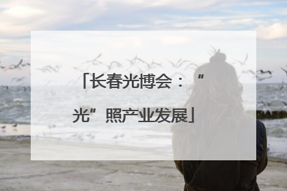 长春光博会：“光”照产业发展