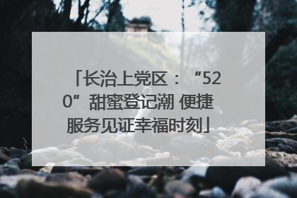 长治上党区：“520”甜蜜登记潮 便捷服务见证幸福时刻