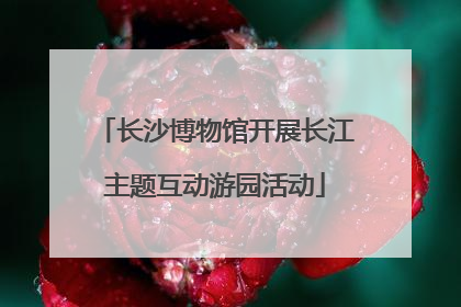 长沙博物馆开展长江主题互动游园活动