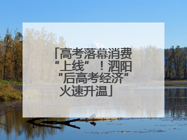 高考落幕消费“上线”！泗阳“后高考经济”火速升温